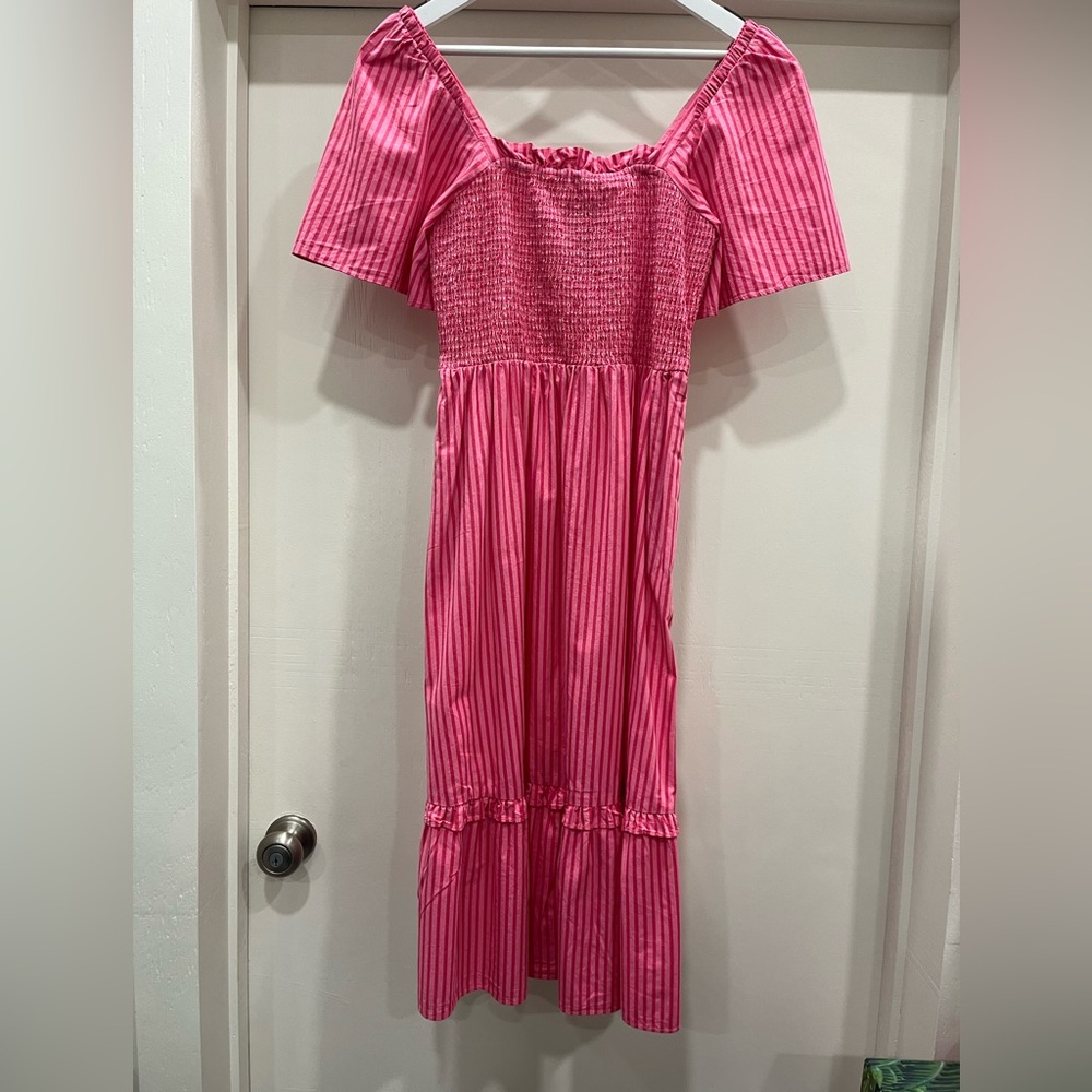 Draper James - Pink Midi Dress - Size S